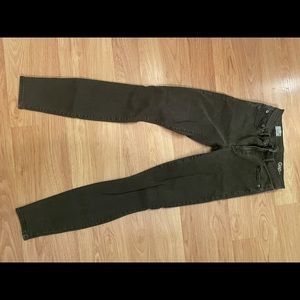 Gap hunter green skinny jeans